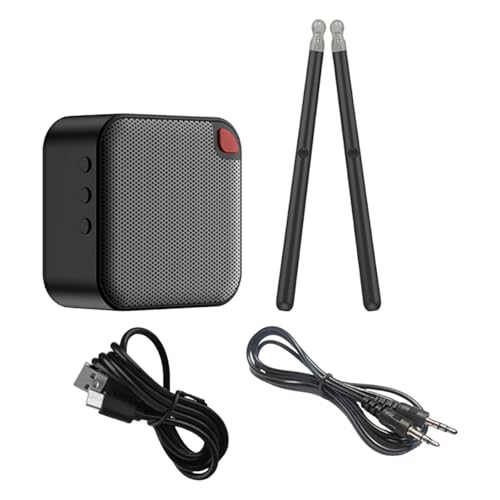 Colcolo Elektrisches Schlagzeug mit Lautsprecher, kompakter Schlagzeuger, Air Drum Sticks, elektronische Drumsticks für Street Camping, Spielen, von Colcolo