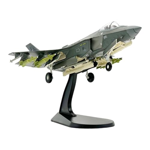 Colcolo F-35A Flugzeugmodell im Maßstab 1/72, Simulationsflugzeugsammlung, Tischdekoration, Flugzeug-Kampfflugzeugmodell für Geburtstagsgeschenke von Colcolo