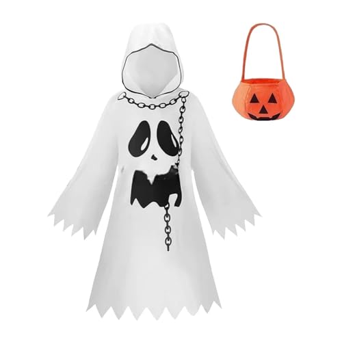 Colcolo Face Gruseliges Umhangkostüm mit Handtasche, 130 cm Colcolo Face Gruseliges Umhangkostüm mit Handtasche, 130 cm von Colcolo