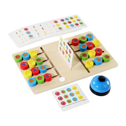 Colcolo Farbform Matching Puzzle Brain Teasers Puzzle Fruit Vorschulgeschäfte Bildungslernspielzeug für Flugzeugzug von Colcolo
