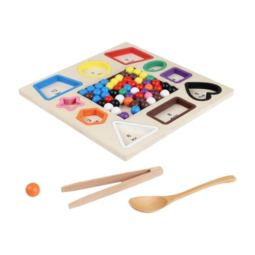 Colcolo Farbsortierspiele, Farb- und Zahlenlabyrinth-Puzzle-Brettspiel, Lernspielzeug für ab 3 Jahren, Geburtstagsgeschenk für von Colcolo