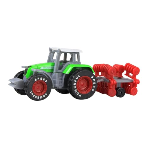 Colcolo Farm Lastwagen Spielzeug Reibungsantrieb für Ingenieur Auto Geschenkspiel Fahrzeug Push and Go Construction Lastwagen ab 3 Jahren und up, GrÜn von Colcolo
