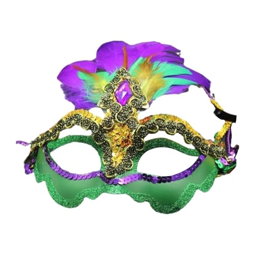 Colcolo Feather Maskerade Maske Halloween Kostüm für Party Prom Mardi Gras Events von Colcolo