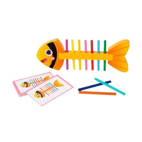 Colcolo Fischknochen Matching Farbsorting Lernen kreativer Entwicklungssusorik Fine Motor für Kinder 3+Jahre Junge Mädchen Vorschule Colcolo Fischknochen Matching Farbsorting Lernen kreativer Entwicklungssusorik Fine Motor für Kinder 3+Jahre Junge Mädchen Vorschule von Colcolo