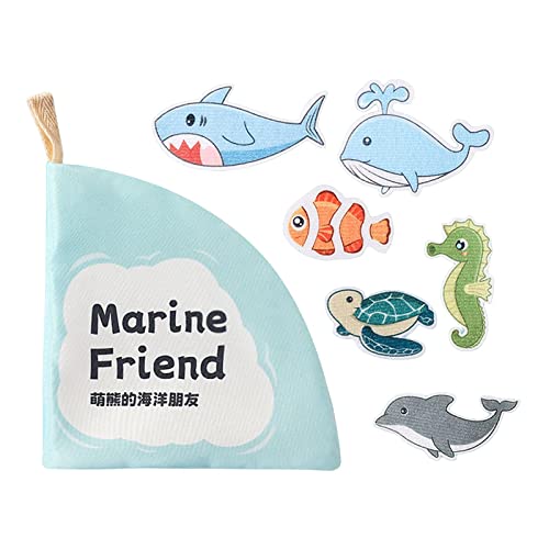 Colcolo Frühlern Memory Aktivitäten für Party Geschenk, Crinkle Cloth Book, Meeresfreund von Colcolo