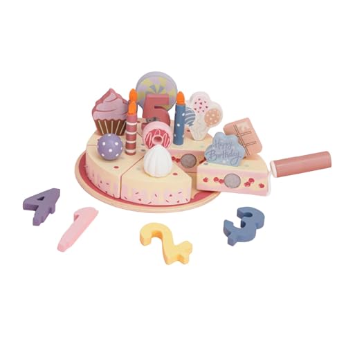 Colcolo Geburtstagskuchen-Spielzeug, Küchen-Spielset, pädagogisches Basteln, interaktives Rollenspiel, Essen zum Selbermachen, als Geschenk für Mädchen und von Colcolo