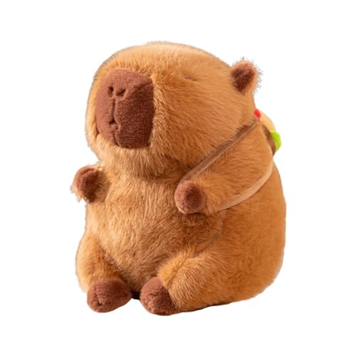 Colcolo Gefülltes Capybara-Plüschtier, Cartoon-Plüschtierpuppe, kuschelige, lebensechte Capybara-Figur für Mädchen, Spielzeug, Ostergeschenk, Partygeschenk, 33cm von Colcolo