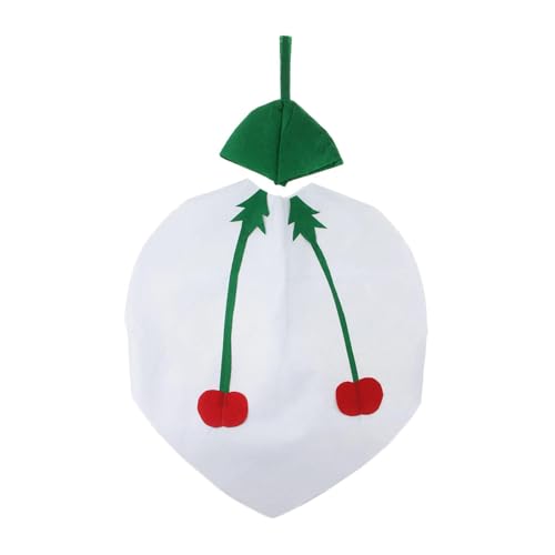 Colcolo Halloween Kostüm Erwachsenenkostüm Verkleidung Faschingskostüm Party Outfit Aus Leichtem Vliesstoff für Männer Und Frauen bei Themenpartys Und Festiv, Kirsche von Colcolo