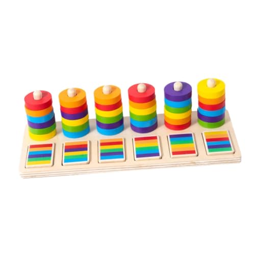 Colcolo Hanoi Puzzle Intellektuelles Spielzeug Home Lernspielzeug Aktivitäten Training Stapeln Pädagogisches Geschenk Jungen Vorschulmädchen Colcolo Hanoi Puzzle Intellektuelles Spielzeug Home Lernspielzeug Aktivitäten Training Stapeln Pädagogisches Geschenk Jungen Vorschulmädchen von Colcolo