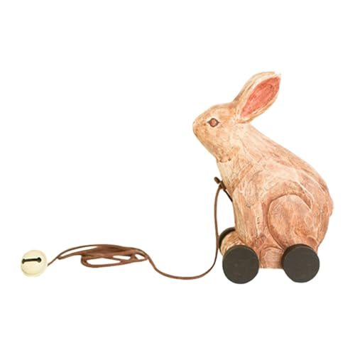 Colcolo Hölzernes Ziehspielzeug Hase, Entwicklung der Griffigkeit, Lernaktivität, Hand-Augen-Koordination, Feinmotorik für Kleinkinder, Jungen, Mädchen, Babys Colcolo Hölzernes Ziehspielzeug Hase, Entwicklung der Griffigkeit, Lernaktivität, Hand-Augen-Koordination, Feinmotorik für Kleinkinder, Jungen, Mädchen, Babys von Colcolo