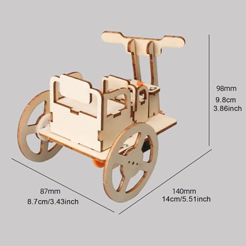 Colcolo Holzpuzzles, pädagogisches Spielzeug, Selbstmontage, Dreirad-Modell, Dekoration für Erwachsene und Jugendliche Colcolo Holzpuzzles, pädagogisches Spielzeug, Selbstmontage, Dreirad-Modell, Dekoration für Erwachsene und Jugendliche von Colcolo