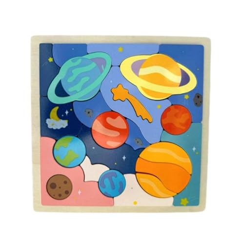 Colcolo Holzpuzzles für Kinder, Früherziehungsspielzeug, tragbares Denkspiel, Puzzles für Kinder ab 4 Jahren, Geburtstagsgeschenke von Colcolo