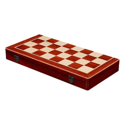 Colcolo Holzschachspiel, Klappschach aus Holz, Familienbrettspiele, tragbares Schach-Dame-Brettspielset für Anfänger ab 8 Jahren, 15inch Colcolo Holzschachspiel, Klappschach aus Holz, Familienbrettspiele, tragbares Schach-Dame-Brettspielset für Anfänger ab 8 Jahren, 15inch von Colcolo