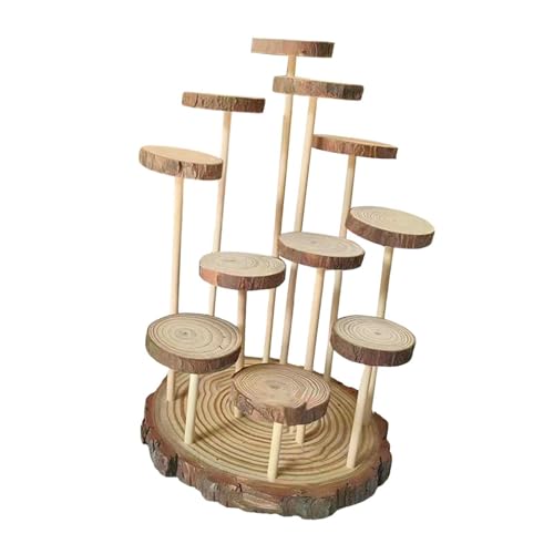 Colcolo Holzsteiger Display Ständer Sammlerstück Multifunktionsabrechnungsregal Speicherregal für Sammlerstücke Kosmetische Figuren Zubehör, 11 Plattformen Colcolo Holzsteiger Display Ständer Sammlerstück Multifunktionsabrechnungsregal Speicherregal für Sammlerstücke Kosmetische Figuren Zubehör, 11 Plattformen von Colcolo