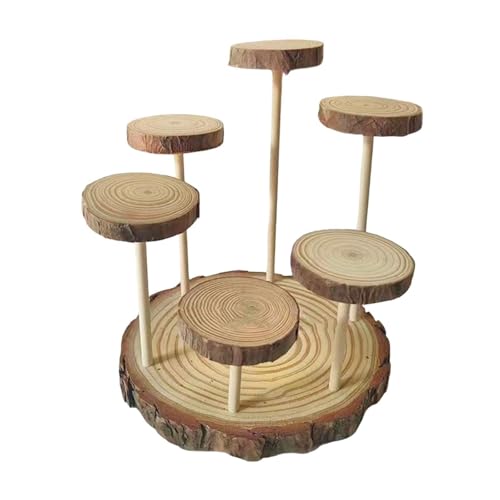 Colcolo Holzsteiger Display Ständer Sammlerstück Multifunktionsabrechnungsregal Speicherregal für Sammlerstücke Kosmetische Figuren Zubehör, 6 Plattformen Colcolo Holzsteiger Display Ständer Sammlerstück Multifunktionsabrechnungsregal Speicherregal für Sammlerstücke Kosmetische Figuren Zubehör, 6 Plattformen von Colcolo