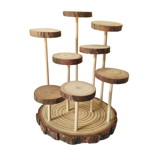 Colcolo Holzsteiger Display Ständer Sammlerstück Multifunktionsabrechnungsregal Speicherregal für Sammlerstücke Kosmetische Figuren Zubehör, 8 Plattformen Colcolo Holzsteiger Display Ständer Sammlerstück Multifunktionsabrechnungsregal Speicherregal für Sammlerstücke Kosmetische Figuren Zubehör, 8 Plattformen von Colcolo