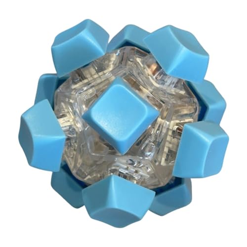 Colcolo Keyboard Fidget Keyboard Party Geschenk tragbares sensorisches Spielzeugklicker für Arbeit Office Klassenzimmer Erwachsene , Blau von Colcolo