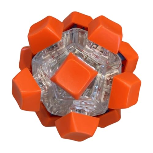 Colcolo Keyboard Fidget Keyboard Party Geschenk tragbares sensorisches Spielzeugklicker für Arbeit Office Klassenzimmer Erwachsene , Orange Rot von Colcolo