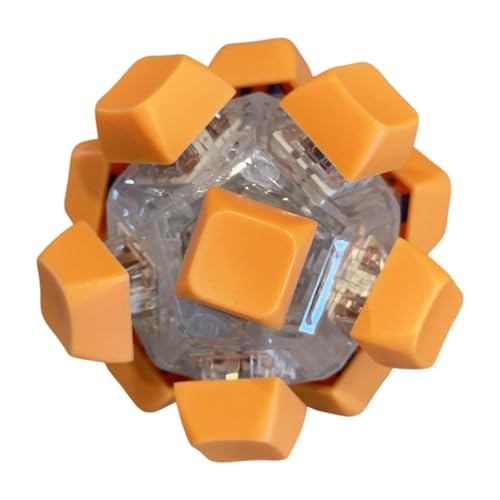 Colcolo Keyboard Fidget Keyboard Party Geschenk tragbares sensorisches Spielzeugklicker für Arbeit Office Klassenzimmer Erwachsene , Orange von Colcolo