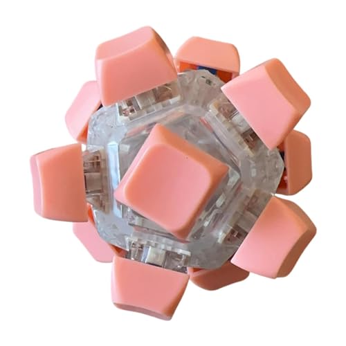 Colcolo Keyboard Fidget Keyboard Party Geschenk tragbares sensorisches Spielzeugklicker für Arbeit Office Klassenzimmer Erwachsene , Rosa von Colcolo