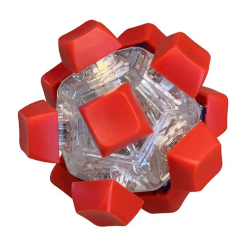 Colcolo Keyboard Fidget Keyboard Party Geschenk tragbares sensorisches Spielzeugklicker für Arbeit Office Klassenzimmer Erwachsene , Rot von Colcolo