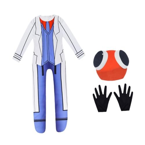 Colcolo Kinder Halloween Kostüm mit Kopfbedeckung für Dress -up -Bühnenperformance Urlaub, 120 von Colcolo