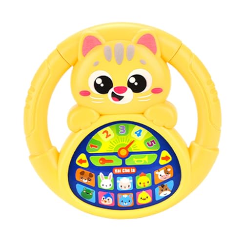 Colcolo Kinder Lenkradspielzeug Early Early Educational Interactive Lightweight Driving Controller Sensorisches Spielzeug für Jungen Geburtstag Reisen, Gelb Colcolo Kinder Lenkradspielzeug Early Early Educational Interactive Lightweight Driving Controller Sensorisches Spielzeug für Jungen Geburtstag Reisen, Gelb von Colcolo