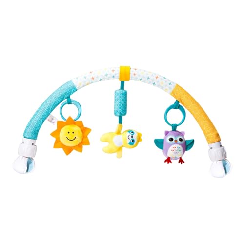 Colcolo -Kinderwagen-Bogenspielzeug, sensorische Hängerassel für Neugeborene, frühe Entwicklung, Sitzaktivitätsspielzeug, tragbares -Mobile für, Faultier von Colcolo