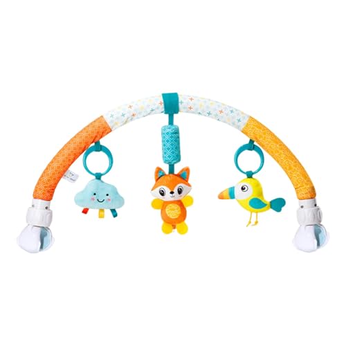 Colcolo -Kinderwagen-Bogenspielzeug, sensorische Hängerassel für Neugeborene, frühe Entwicklung, Sitzaktivitätsspielzeug, tragbares -Mobile für, Wolke von Colcolo