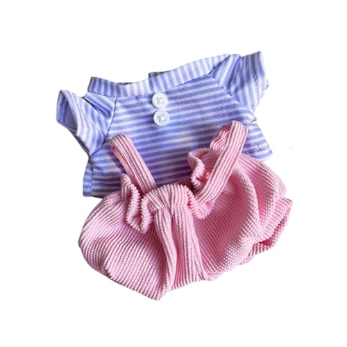 Colcolo Kleidung für 8 Zoll Plüschpuppen, Rosa von Colcolo