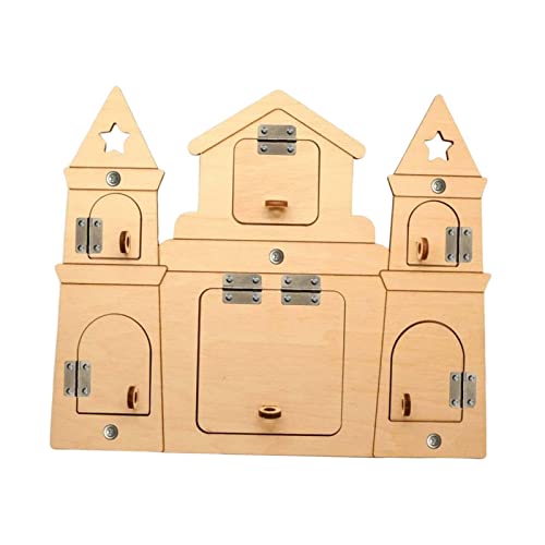 Colcolo Kreatives DIY-Holzspielzeug-Board für Kleinkinder -, glatt und lernfördernd, Schloss Colcolo Kreatives DIY-Holzspielzeug-Board für Kleinkinder -, glatt und lernfördernd, Schloss von Colcolo