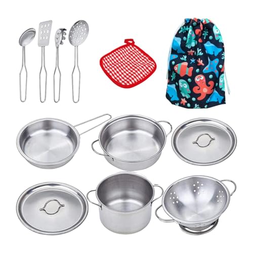 Colcolo Küchen-Rollenspielspielzeug, Spielset, Töpfe und Pfannen, Kochgeschirr, Utensilien, Kochspielzeug für Partys, Geburtstage, Colcolo Küchen-Rollenspielspielzeug, Spielset, Töpfe und Pfannen, Kochgeschirr, Utensilien, Kochspielzeug für Partys, Geburtstage, von Colcolo