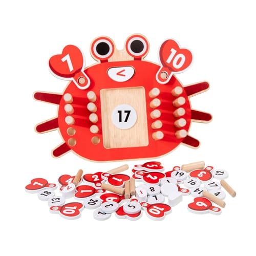 Colcolo Lernspielzeug für im Alter von 3–6 Jahren, krabbenförmiges Mathematikspielzeug für Jungen und Mädchen, Zählspiel, interaktives Zahlenzählen für Colcolo Lernspielzeug für im Alter von 3–6 Jahren, krabbenförmiges Mathematikspielzeug für Jungen und Mädchen, Zählspiel, interaktives Zahlenzählen für von Colcolo