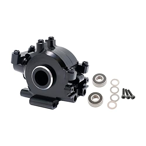 Colcolo Maßstab 1:10 Front Box Shell Ersatz DIY Upgrade Legierung Frontgetriebe für Kletterauto RC Crawler Auto RC Crawler ACCS, Schwarz von Colcolo