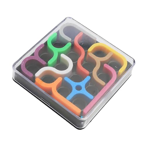 Colcolo Matrix-Puzzle-Spielzeug, Denksportaufgaben, Spielzeug, buntes Kognitions-Herausforderungs-Stereo-Puzzle für Erwachsene, Kinder, Lernspielzeug von Colcolo