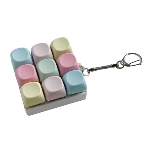 Colcolo Mehrfarbiges 9-Tasten-Schlüsselbrett, Schlüsselanhänger, Fingerspielzeug, Zubehör für Türen und Wände, hängendes Ornament, multifunktionales Colcolo Mehrfarbiges 9-Tasten-Schlüsselbrett, Schlüsselanhänger, Fingerspielzeug, Zubehör für Türen und Wände, hängendes Ornament, multifunktionales von Colcolo