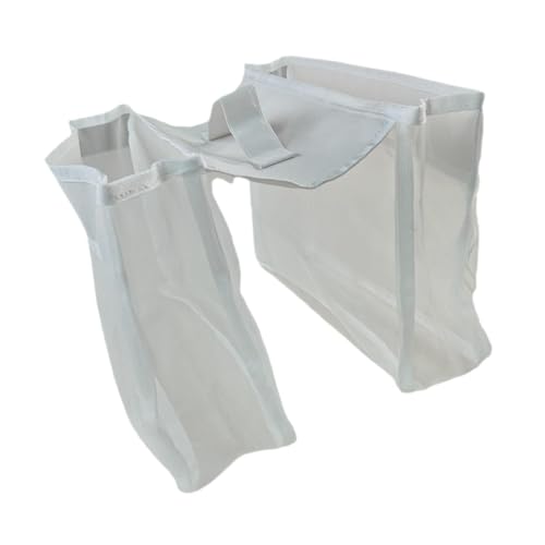 Colcolo Mesh Bad Toy Organizer für Badewanne, Netto -Tasche Multi -Verwendung -Sattelform 2 Fächer Aufbewahrungsnetz -Spielzeughalter für Kleinkinder von Colcolo