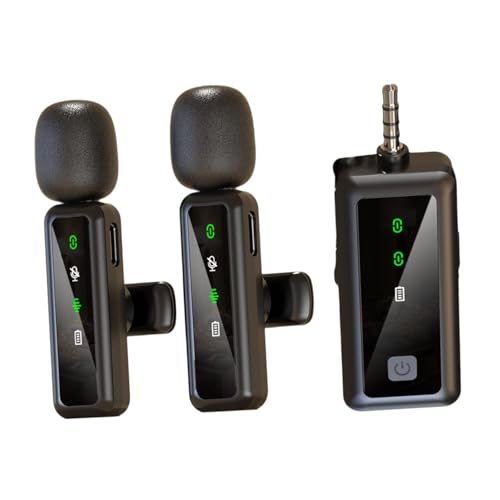Colcolo -Mikrofon, Ansteckmikrofon, Plug-and-Play-Mikrofon, tragbare Geräuschunterdrückung für Vlogging-Videoaufnahmen, 2 Mikrofon Colcolo -Mikrofon, Ansteckmikrofon, Plug-and-Play-Mikrofon, tragbare Geräuschunterdrückung für Vlogging-Videoaufnahmen, 2 Mikrofon von Colcolo