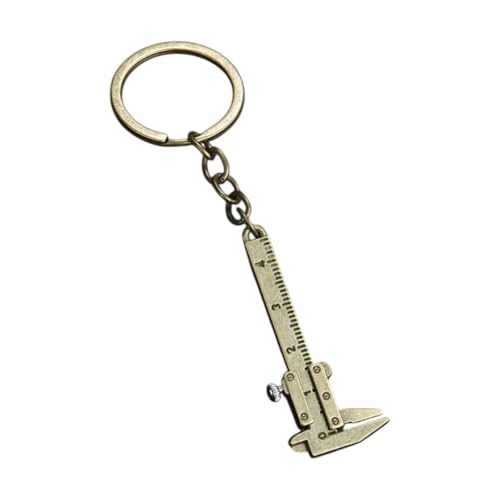 Colcolo Mini Metall Movable Vernier Container Taschen Tasche Vernier Container Keyring Tragbarer Lineal Creative Car Schlüsselbund Zinklegierung für, Brozen Colcolo Mini Metall Movable Vernier Container Taschen Tasche Vernier Container Keyring Tragbarer Lineal Creative Car Schlüsselbund Zinklegierung für, Brozen von Colcolo