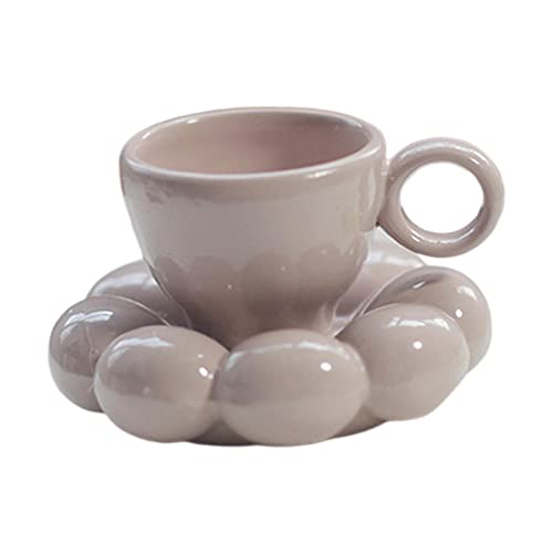 Colcolo Mini Puppenhaus Teetasse Dekoration Küchenzubehör Puppenhaus Dekoration Mehrzweck Kaffeetasse Im Maßstab 1:12 für Puppenhäuser DIY Einrichtungen, Veilchen von Colcolo