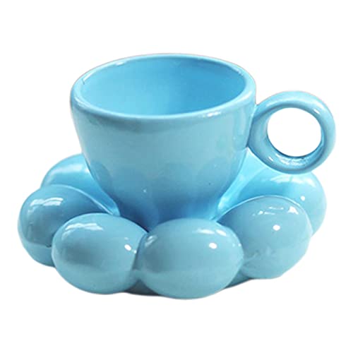 Colcolo Mini Puppenhaus Teetasse Dekoration Küchenzubehör Puppenhaus Dekoration Mehrzweck Kaffeetasse Im Maßstab 1:12 für Puppenhäuser DIY Einrichtungen, blau von Colcolo