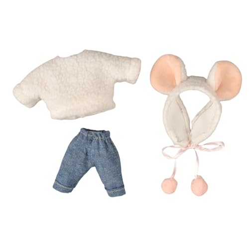 Colcolo Mini-Puppenkleidung, Puppenoutfits, Basteln Sie Ihre eigene Puppe, süßer Puppenkleidungsanzug, Mädchenpuppenkleidung für Anhängerpuppe, von Colcolo
