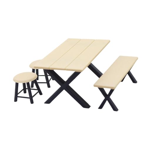 Colcolo Mini-Tisch und Stuhl, Gartenmöbel, Modellspielzeug, Simulation, Rollenspiele, Miniatur-Camping-Set für Foto-Requisiten, Modelleisenbahn Colcolo Mini-Tisch und Stuhl, Gartenmöbel, Modellspielzeug, Simulation, Rollenspiele, Miniatur-Camping-Set für Foto-Requisiten, Modelleisenbahn von Colcolo
