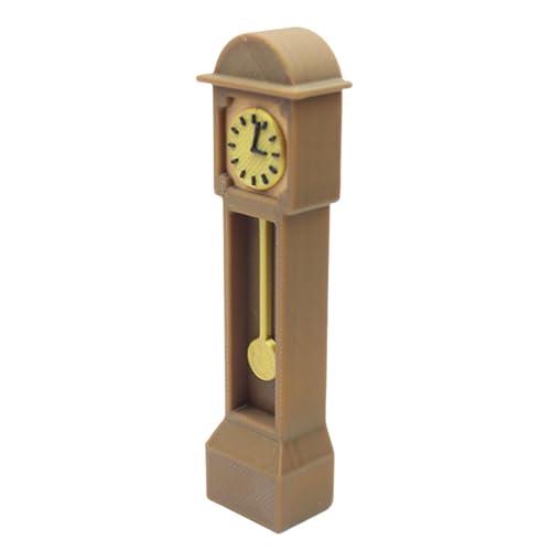 Colcolo Miniatur Puppenhaus Standuhr Mini Retro Standuhr Modell Mini Möbel Kinder Rollenspiel Spielzeug Künstlich Realistisch von Colcolo