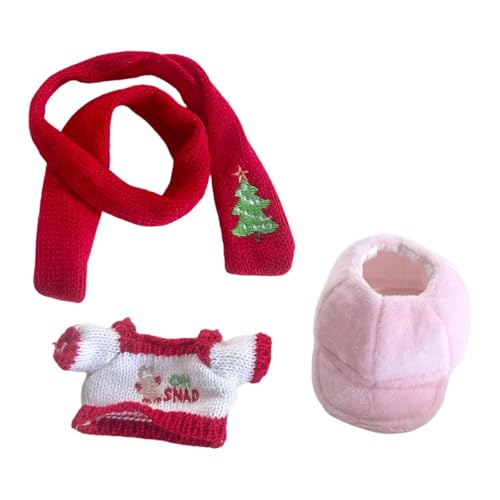 Colcolo Miniatur-Puppenkleidung, Puppenkleidung, weicher Weihnachtspullover, Ankleide-Foto-Requisiten, DIY-Puppenspielzeug, Puppen-Outfits für 17 cm große Colcolo Miniatur-Puppenkleidung, Puppenkleidung, weicher Weihnachtspullover, Ankleide-Foto-Requisiten, DIY-Puppenspielzeug, Puppen-Outfits für 17 cm große von Colcolo