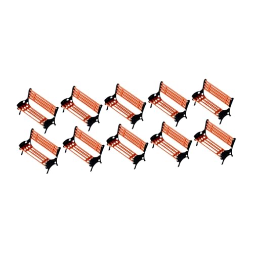 Colcolo Miniaturpark Bench Dollhouse Möbel DIY ACCS, Mikrolandschaftsdekor mit Armlehne für Geschenkhandwerk Landschaft Dekoration, Länge 2.1 cm von Colcolo