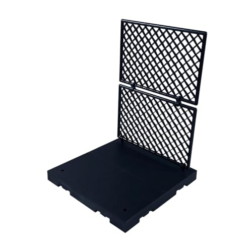 Colcolo Modellzaun Netzteile, Geschenk für Kunstliebhaber, Handwerksbedarf, Dekoration für Zuhause, Szenenbasis Zubehör, Schwarz von Colcolo