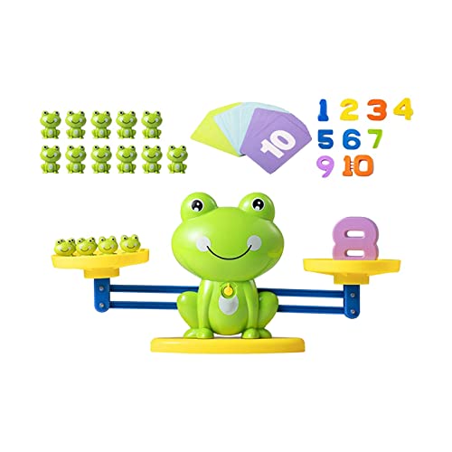 Colcolo Montori Balance Mathe-Spielzeug für Kinder - Lernspaß und Geschenkidee, 19 Gewichte Grün von Colcolo