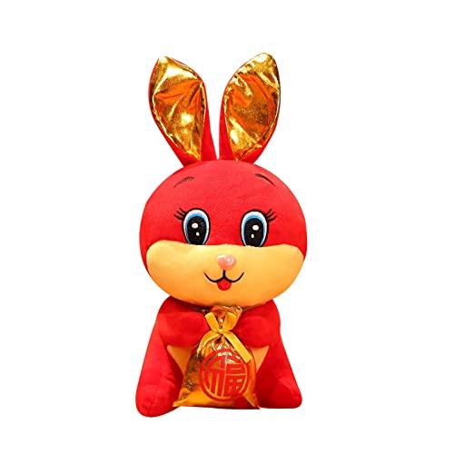 Colcolo Niedliches Häschen-Plüschtier, Plüsch-Tierpuppe, Tierpuppenspielzeug, Cartoon-Ornament-Kaninchen, Stofftier-Puppenspielzeug, für, Stil d von Colcolo