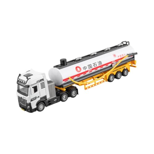 Colcolo Öltank -LKW Großes Modell LKW -Spielzeug mit Pull -Back -Mechanismus mit Lichtern und Sounds Halbanhänger für Sammlung Kinder von Colcolo